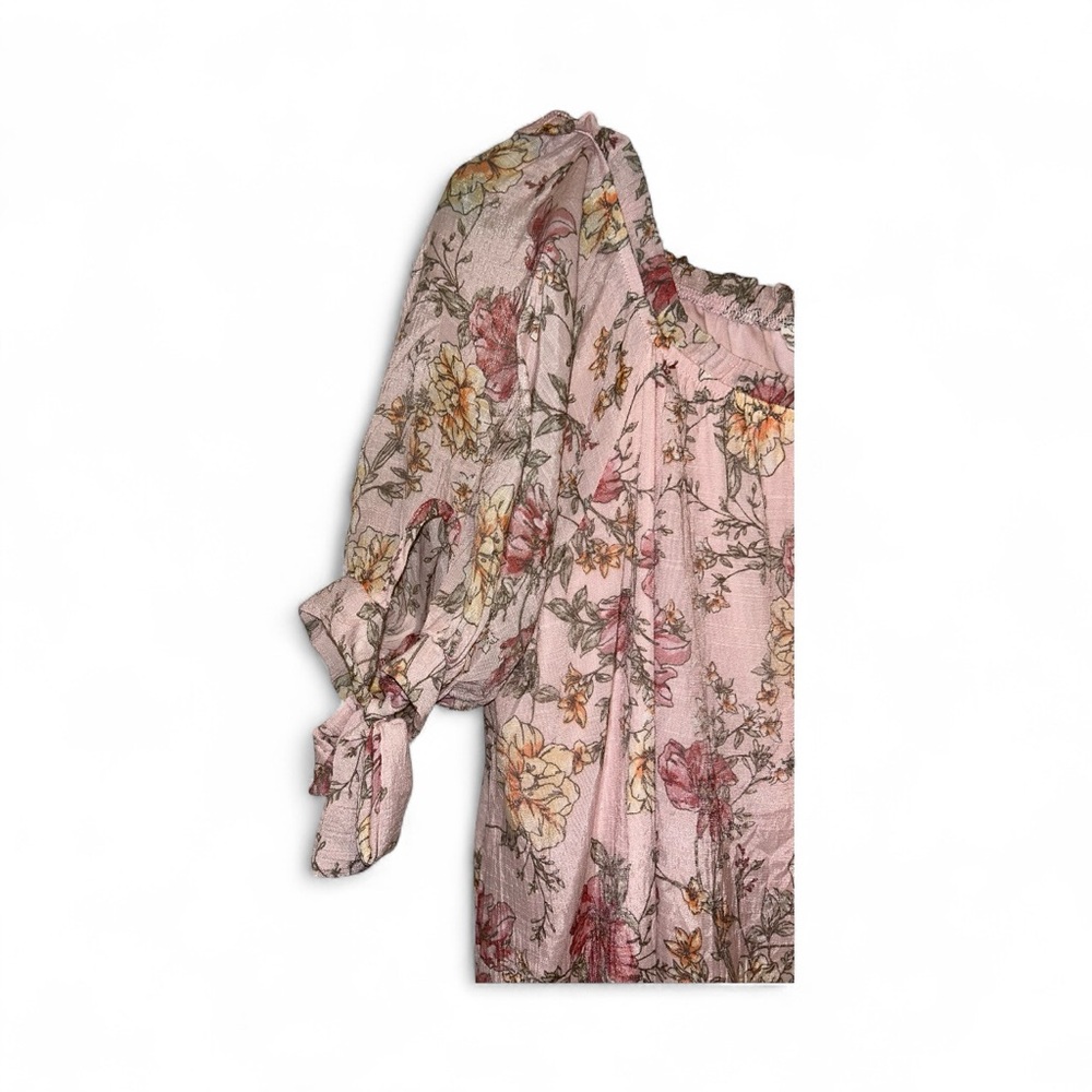 NAIF Floral Blush Mini Dress - Picture 3 of 10
